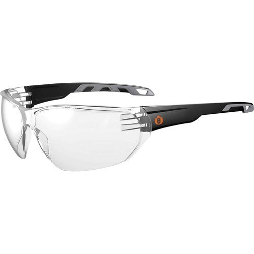 Ergodyne EGO59203 VALI Anti-Fog Clear Lens Matte Frameless Safety Glasses / Sunglasses