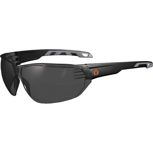 Ergodyne EGO59233 VALI Anti-Fog Smoke Lens Matte Frameless Safety Glasses / Sunglasses