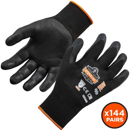 Ergodyne EGO17856 ProFlex 7001 Abrasion-Resistant Nitrile-Coated Gloves - DSX