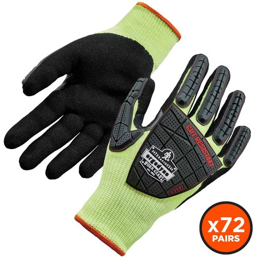 Ergodyne EGO17833 ProFlex 7141 Nitrile-Coated DIR Level 4 Cut-Resistant Gloves