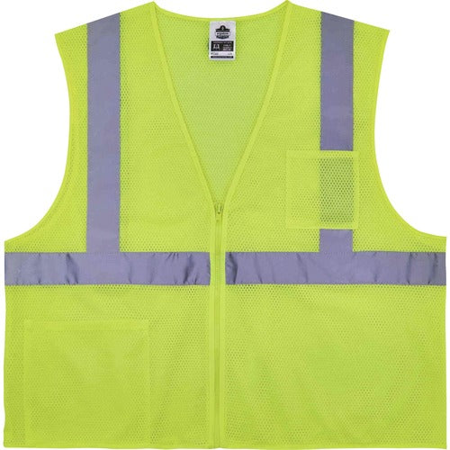 Ergodyne EGO21575 8256Z Treated Polyester Hi-Vis Class 2 Vest