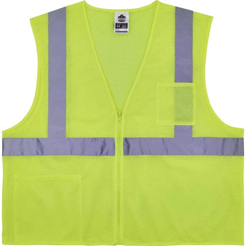 Ergodyne EGO21579 8256Z Treated Polyester Hi-Vis Class 2 Vest