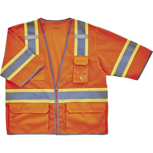 Ergodyne EGO24153 8346Z Two-Tone Hi-Vis Class 3 Surveyor Vest