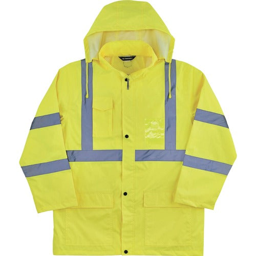 Ergodyne EGO24336 8366 Lightweight Hi-Vis Rain Jacket - Type R, Class 3