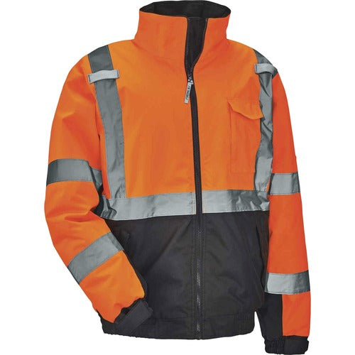 Ergodyne EGO25612 8377 Type R Class 3 Hi-Vis Quilted Bomber Jacket