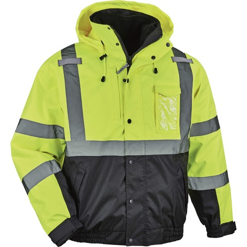 Ergodyne EGO25592 8381 Hi-Vis 4-in-1 Bomber Jacket Type R Class 3