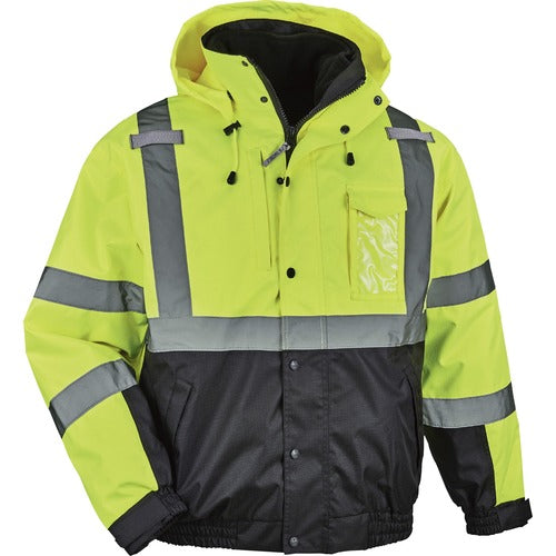 Ergodyne EGO25599 8381 Hi-Vis 4-in-1 Bomber Jacket Type R Class 3