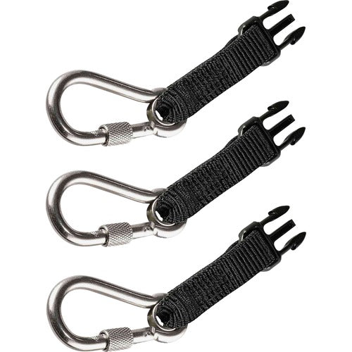 Ergodyne EGO19325 3025 Retractable Tool Lanyard Accessory Pack - SS Carabiner Attachments