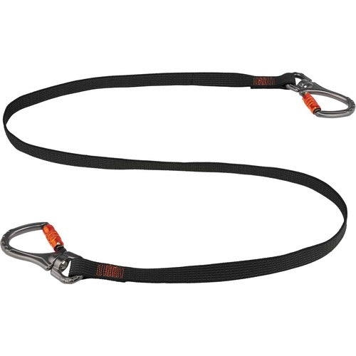 Ergodyne EGO19139 3139 Tool Lanyard Double-Locking Dual Carabiner with Swivel - 40lbs