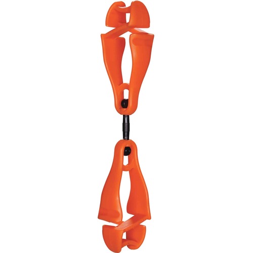 Ergodyne EGO19418 3420 Swiveling Glove Clip Holder - Dual Clips