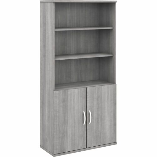 Bush Business Furniture BSHSTC015PG Studio C 5 Shelf Bookcase with Doors