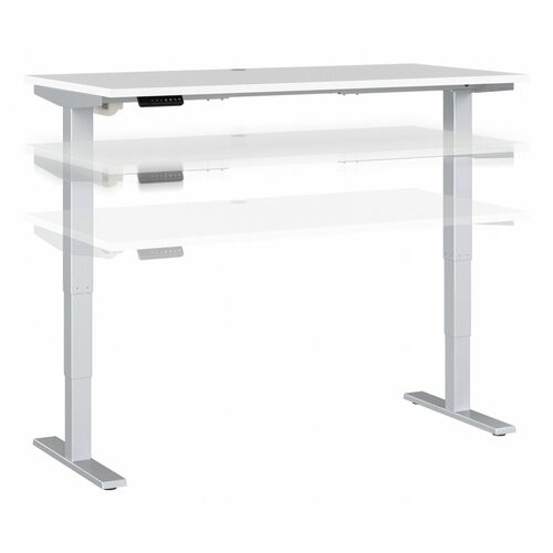 Bush Business Furniture BSHM4S6030WHSK Move 40 Series 60w X 30d Electric Height Adjustable Standing Desk