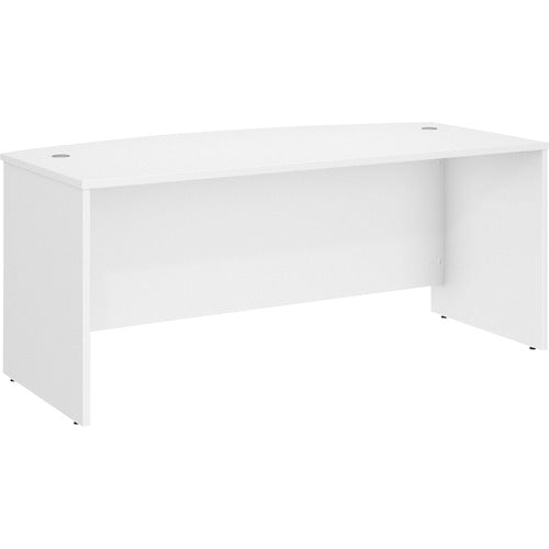 Bush Business Furniture BSHSCD172WH Studio C 72w X 36d Bow Front Desk