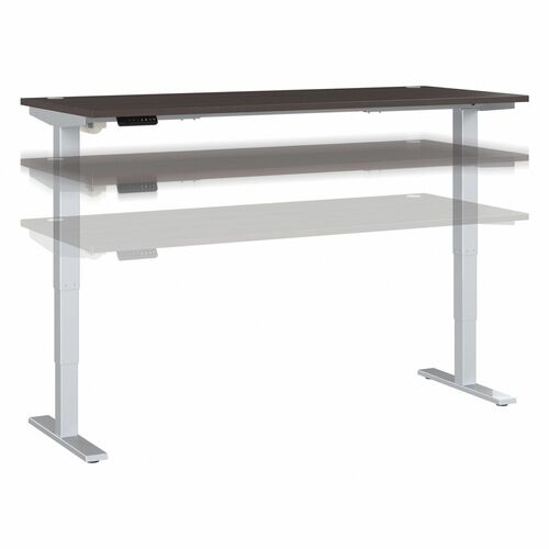 Bush Business Furniture BSHM4S7230SGSK Move 40 Series 72w X 30d Electric Height Adjustable Standing Desk