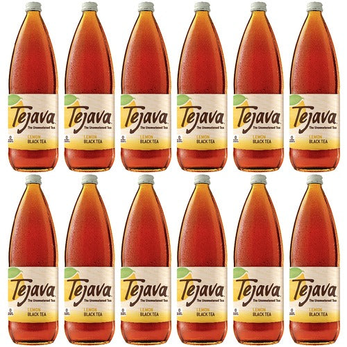 Tejava CWG40352 Lemon Black Tea Bottle