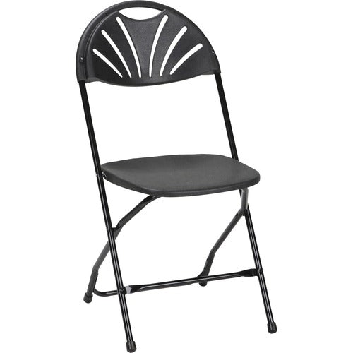 Dorel CSC60542BLK8E Zown Premium Fan Back Folding Chair
