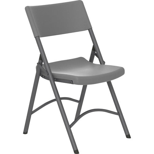 Cosco CSC60410SGY4E Zown Classic Commercial Resin Folding Chair