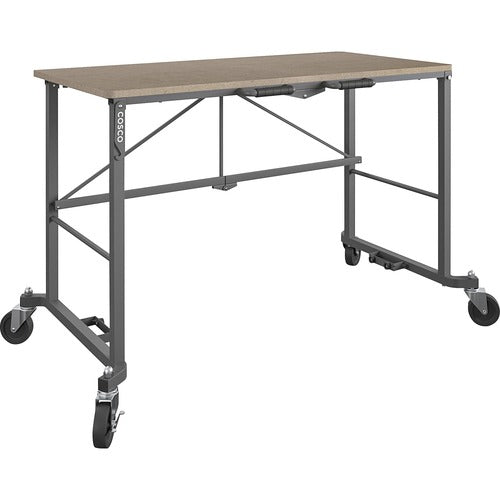 Cosco CSC66720DKG1E Smartfold Portable Work Desk Table