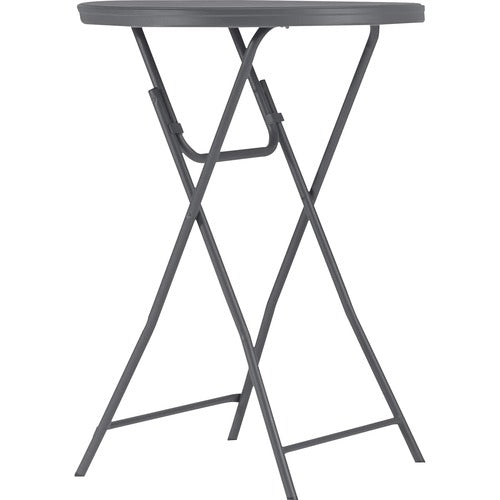 Dorel CSC60436SGY1E Zown Commercial Cocktail Folding Table