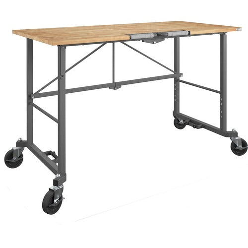 Cosco CSC66760DKG1E Smartfold Portable Work Desk Table