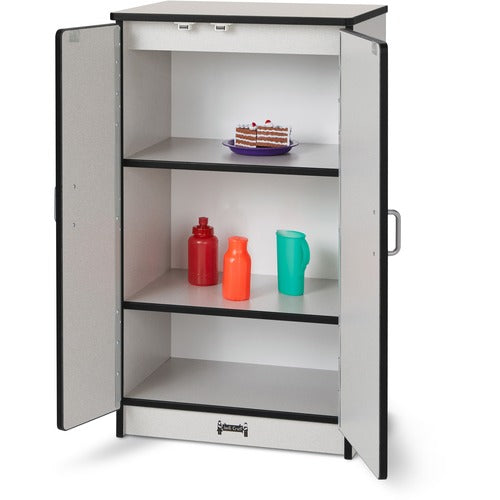 Rainbow Accents JNT2410JCWW180 - Culinary Creations Kitchen Refrigerator - Black