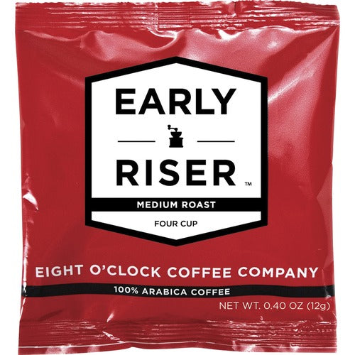 Eight O'Clock CFPCCFEOC4R100 Pouch Early Riser Coffee