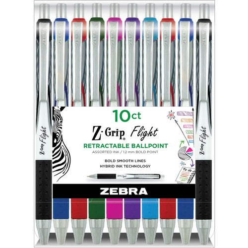 Zebra Pen ZEB21901 Z-Grip Flight Retractable Pens