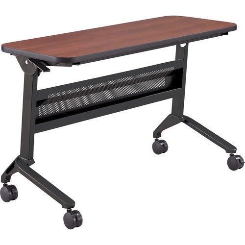 Safco SAFLF1848TSLCRM Flip-N-Go Rectangular Training Table