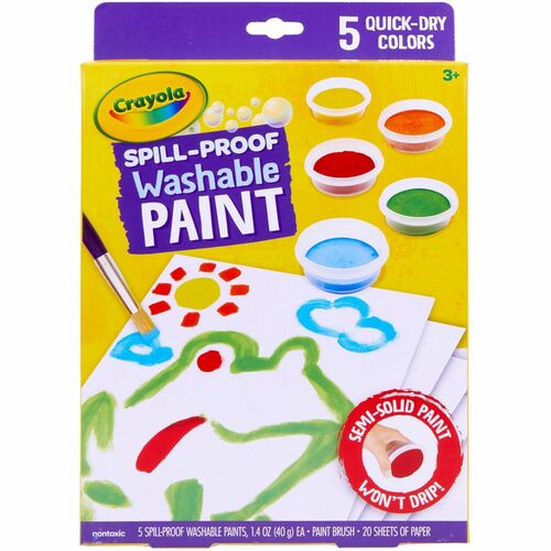Crayola CYO541092 Spill Proof Washable Paint Set