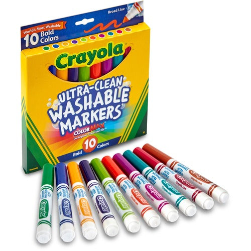 Crayola CYO587853 Bold Colors Washable Markers