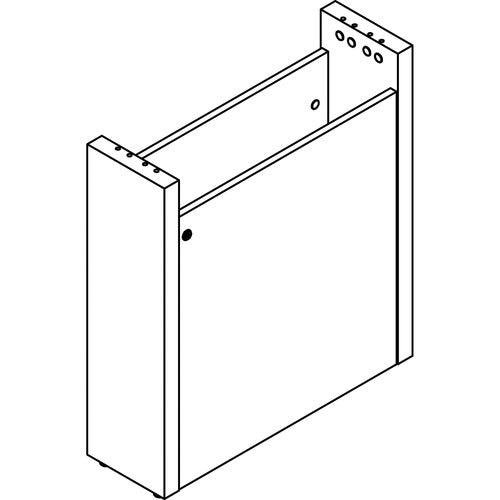 Lorell LLRPLB24GE Prominence 2.0 Modular Table Base with Door