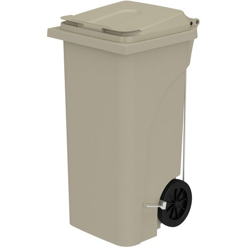 Safco SAF9926TN 32 Gallon Plastic Step-On Receptacle