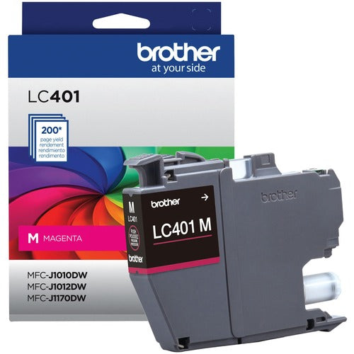 Brother BRTLC401MS LC401MS Original Standard Yield Inkjet Ink Cartridge - Single Pack - Magenta - 1 Each
