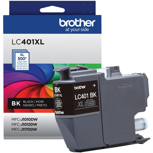 Brother BRTLC401XLBKS LC401XLBKS Original High Yield Inkjet Ink Cartridge - Single Pack - Black - 1 Each