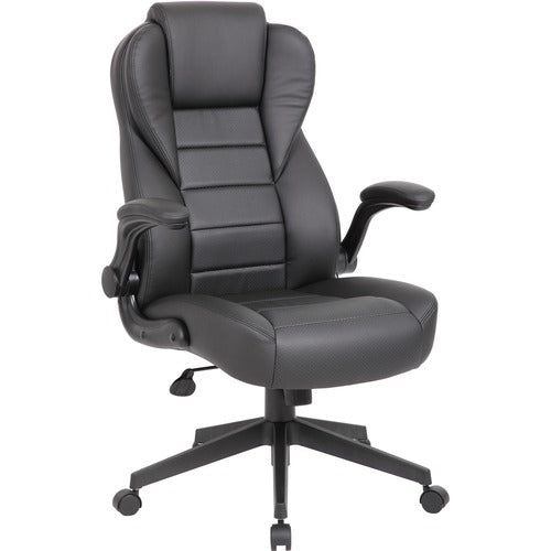 Boss BOPB8551BK Executive LeatherPlus Chair