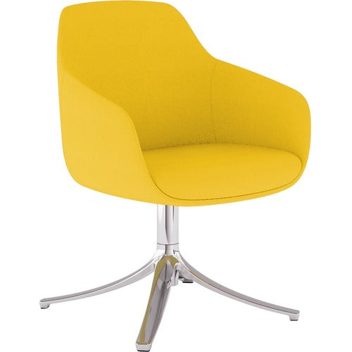 9 to 5 Seating NTF9134GTPFCD Lilly Swivel Base Fabric Lounge Chair