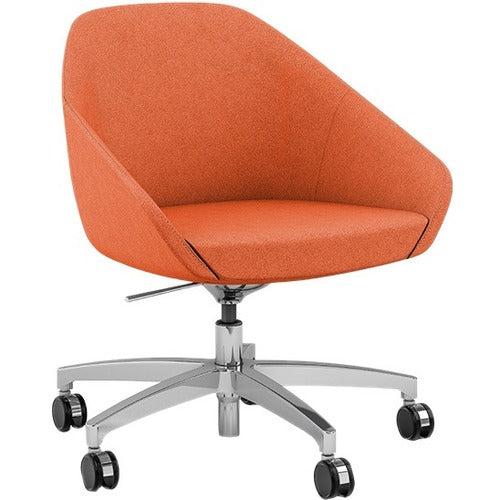 9 to 5 Seating NTF9254R2SFDO Jax Lounge 5-Star Base Side Chair