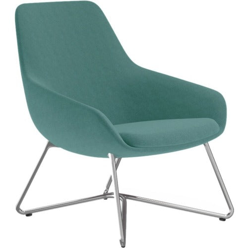 9 to 5 Seating NTF9111LGSFCD W-shaped Base Lilly Lounge Chair