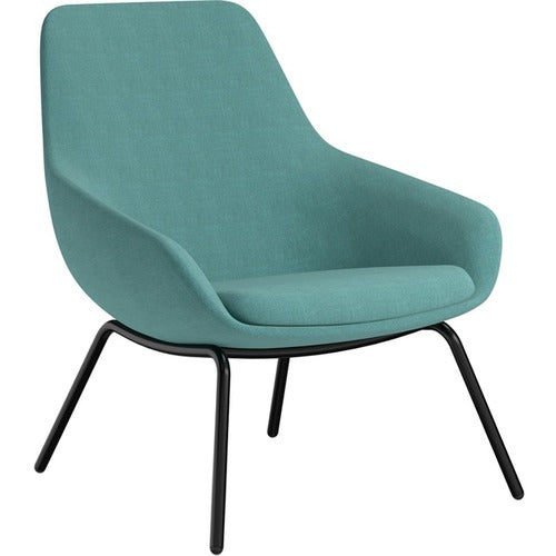 9 to 5 Seating NTF9101LGSFCD 4-leg Lilly Lounge Chair