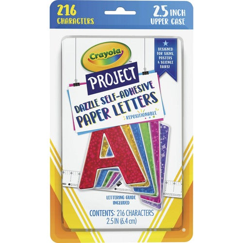 Crayola PACP1649CRA Self-adhesive Paper Letters