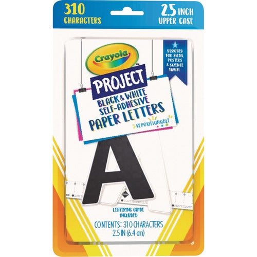 Crayola PACP1645CRA Self-adhesive Paper Letters