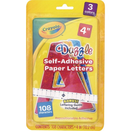 Crayola PACP1648CRA Self-adhesive Paper Letters