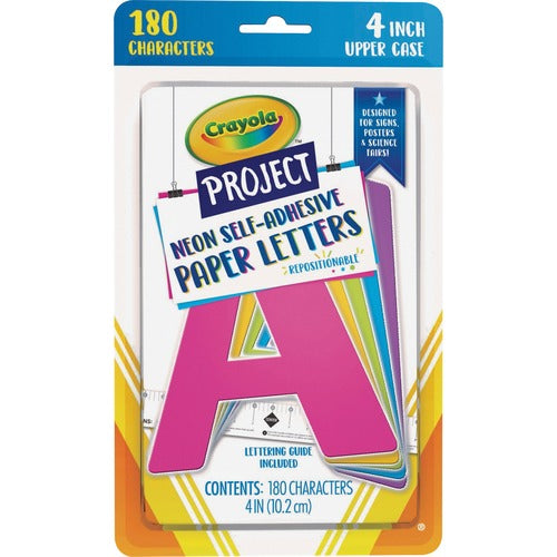 Crayola PACP1646CRA Self-adhesive Paper Letters
