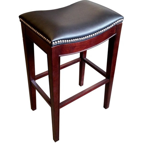 Holland Bar Stools HBC321025ESBK Stool 3210 Lynn Saddle Bar Stool