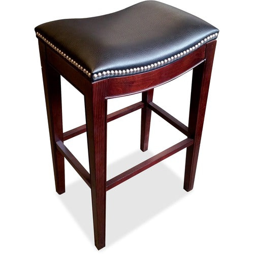 Holland Bar Stools HBC321030ESBK Stool 3210 Lynn Saddle Bar Stool