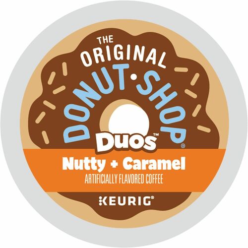 The Original Donut Shop® GMT7476 K-Cup Duos Nutty + Caramel Coffee