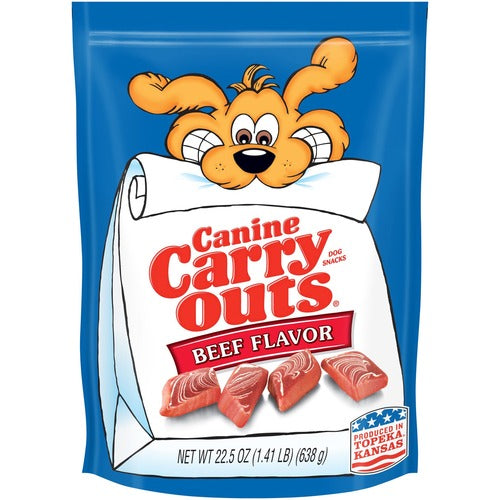 Canine Carryouts SMU52023 Beef Flavor Chewy Dog Treats