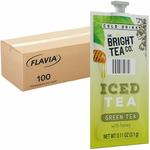 The Bright Tea Co. LAV48049 Iced with Honey Green Tea Freshpack