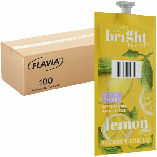 The Bright Tea Co. LAV48022 Lemon Herbal Tea Freshpack