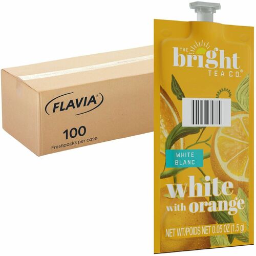 The Bright Tea Co. LAV48024 White with Orange White Tea Freshpack